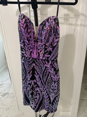 Homecoming dress Nox Anabel Sequin Mini Dress Size 6